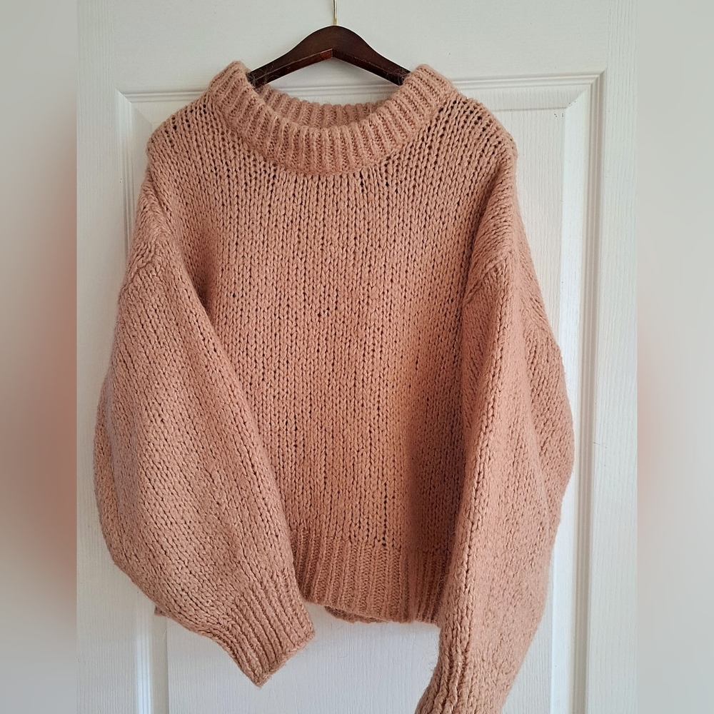 3/$25 Oversize Dusty Rose Comfy Sweater